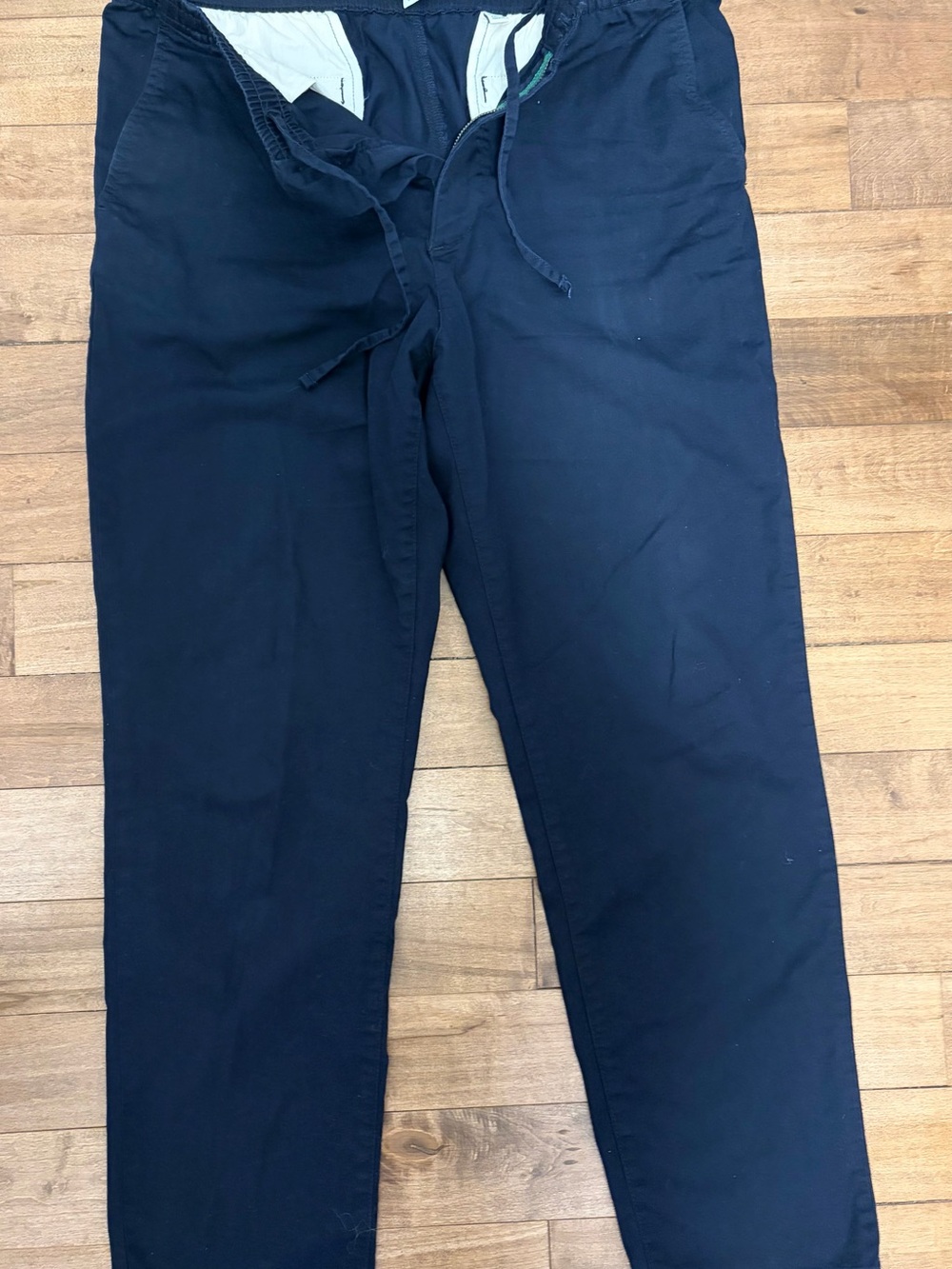 Lacoste Men's Navy Cotton Chino Pants